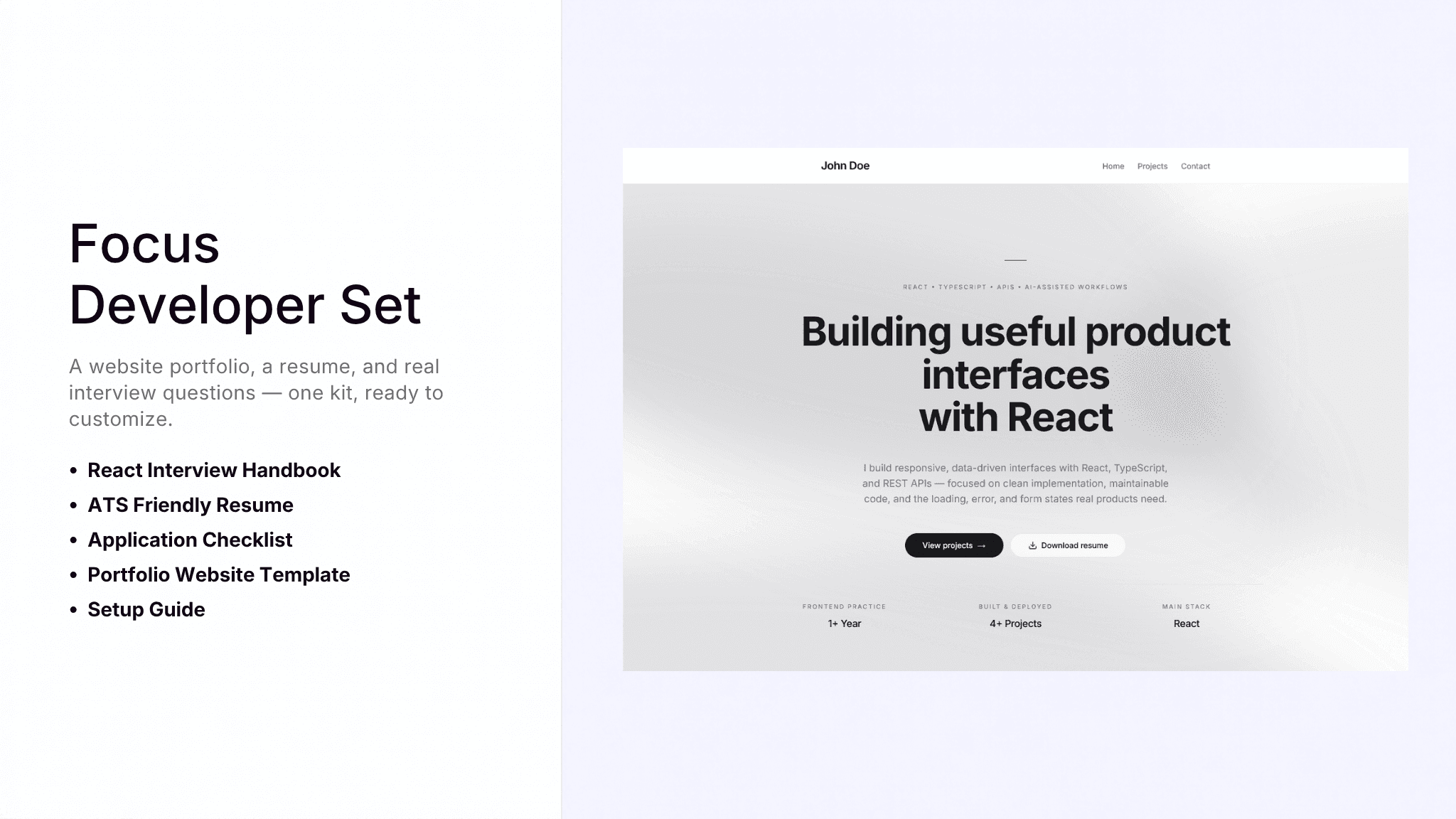 Focus Developer Set